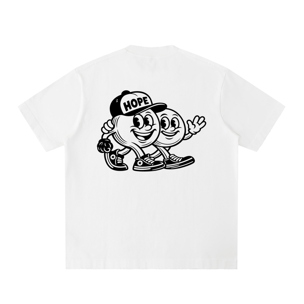 Heavyweight Vintage HOPE Wash Frayed Tee