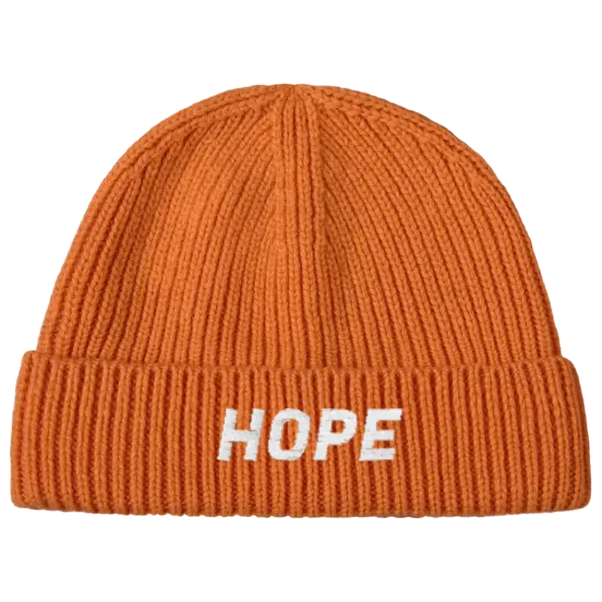 Hope In a box beanie - ORANGE