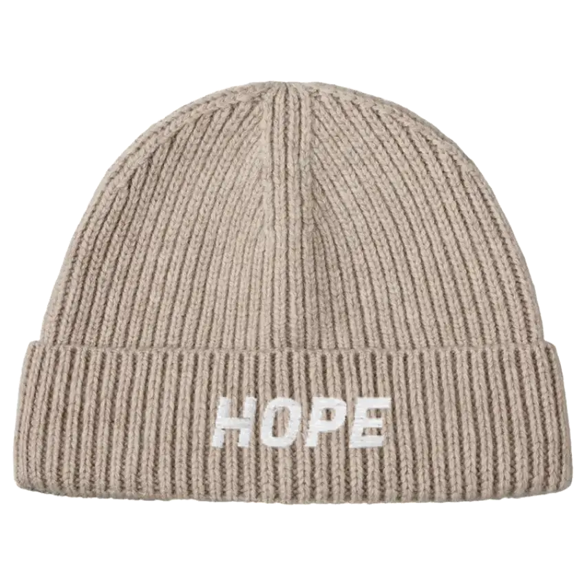 Hope in a box Beanie - TAUPE