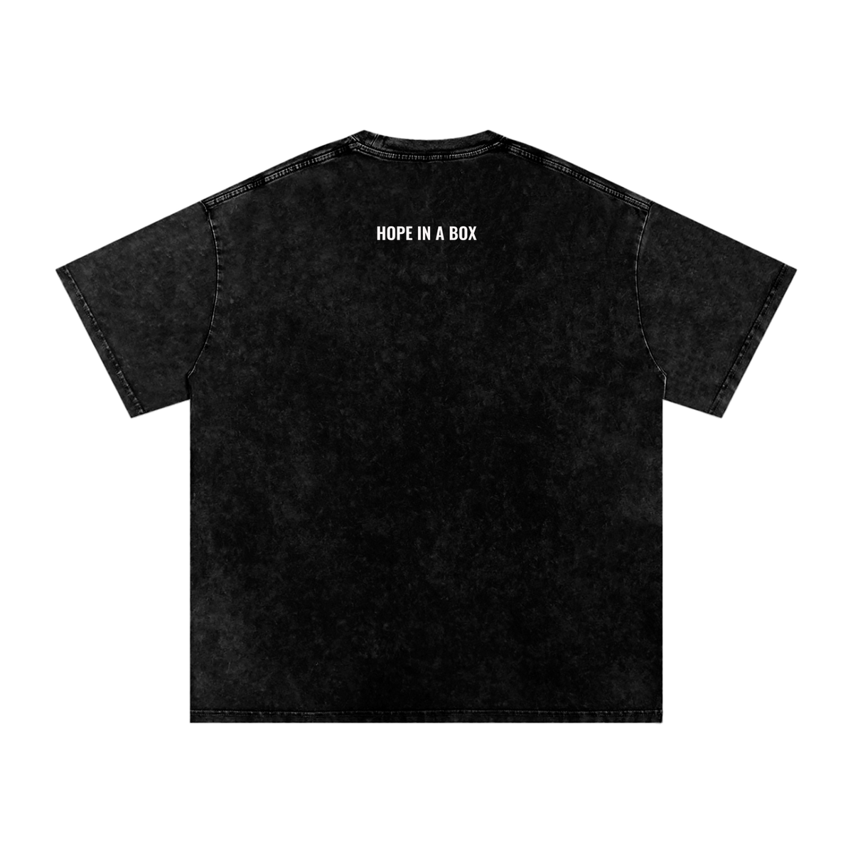 Snow Washed Oversized HOPE Cotton T-Shirt